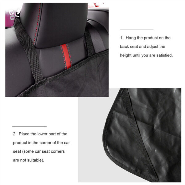 Waterproof Car Rear Back Seat Cover Pet Dog Auto Protector Non-slip Hammock Mat - Image 9