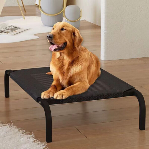 Elevated Dog Bed Pet Cat Mesh Camping Cot Indoor Outdoor UK - Image 7