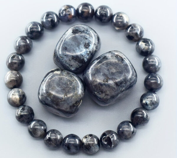 Crystal Natural Stone Elastic String Beaded Bracelet - Image 4