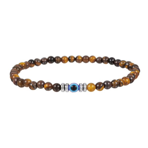 Devil Eye Bracelet Yellow Tiger Eyes Couple Bracelet - Image 7