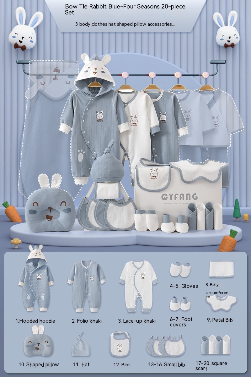 Baby Fashion Simple Newborn Gift Set - Image 5
