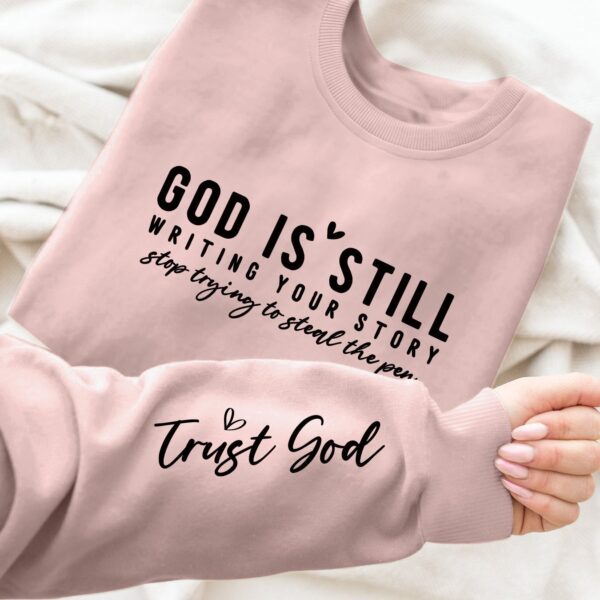 Vibrant Letter Print Crew Neck Sweatshirt Soft - Image 3
