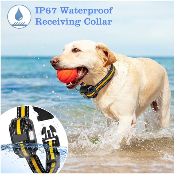 ElDog Pet Training Collar Rechargeable Waterproof Electric Shock Anti Bark R800m - Image 4