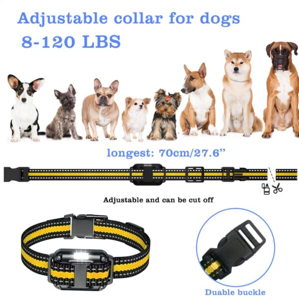 ElDog Pet Training Collar Rechargeable Waterproof Electric Shock Anti Bark R800m - Image 6