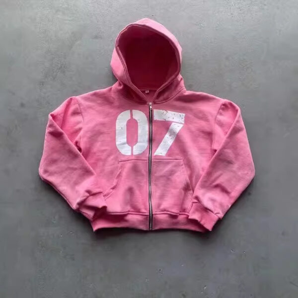 07 Street Trend Loose Sweater Suit - Image 7
