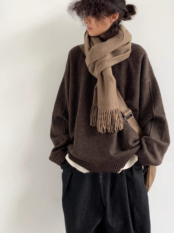 Retro Loose Sweater Autumn Clothing - Image 4