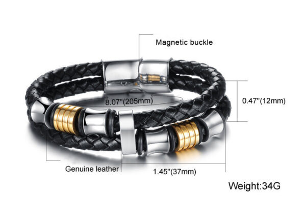 Magnetic buckle  knitted hand chain - Image 2