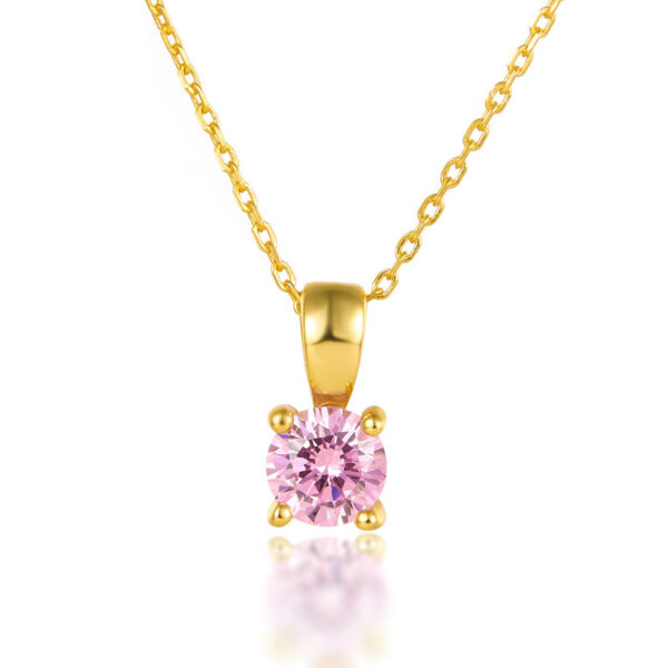 925 Sterling Silver December Birthday Stone Necklace Niche Senior Female - Image 10