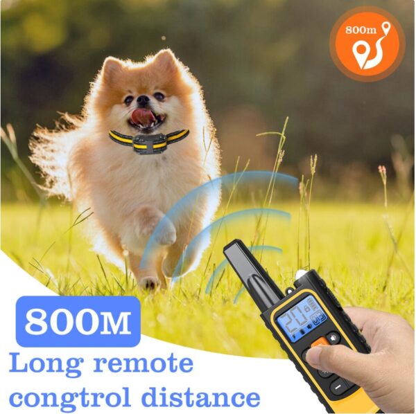 ElDog Pet Training Collar Rechargeable Waterproof Electric Shock Anti Bark R800m - Image 9