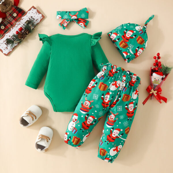 Bowknot Christmas Gift Baby 4 PCs Set - Image 8