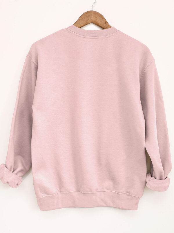 Vibrant Letter Print Crew Neck Sweatshirt Soft - Image 7
