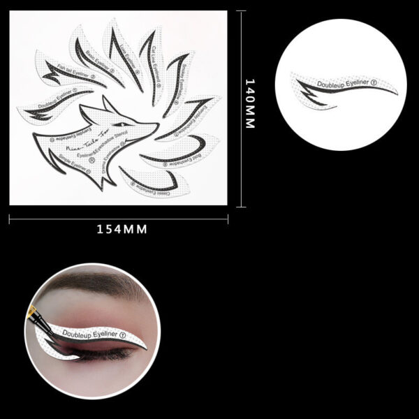Eyeshadow Eyeliner Makeup Template Sticker - Image 5