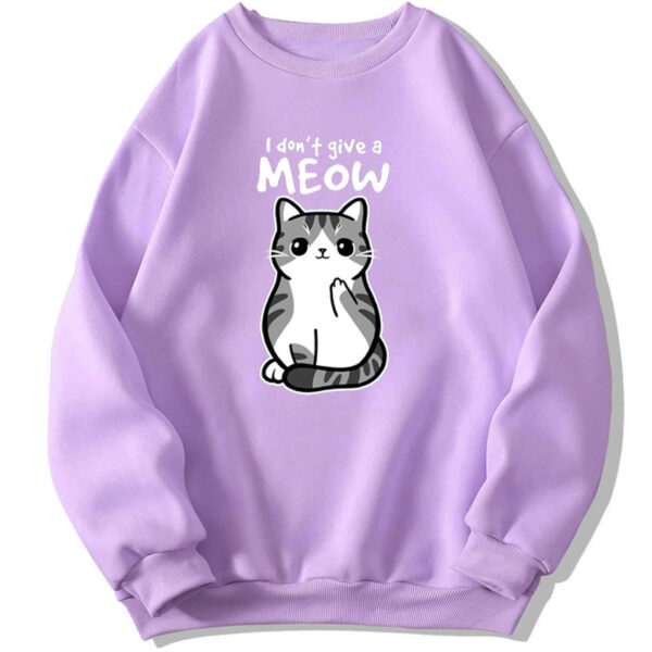 Cartoon Kitten Pattern Sweater European Size - Image 8