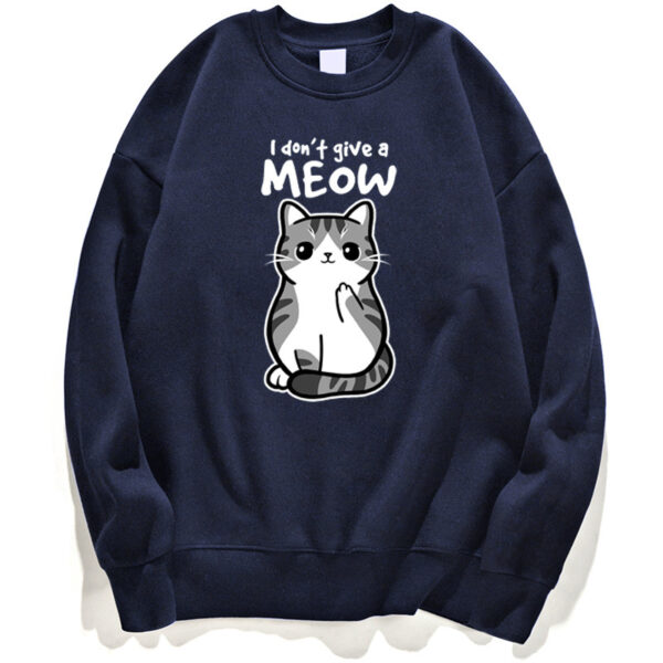Cartoon Kitten Pattern Sweater European Size - Image 5