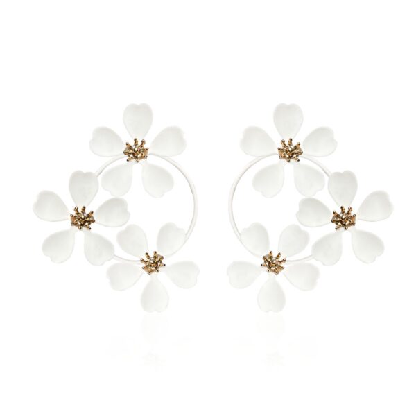 Fashion Personality Retro Flower Earrings For Women - Image 3