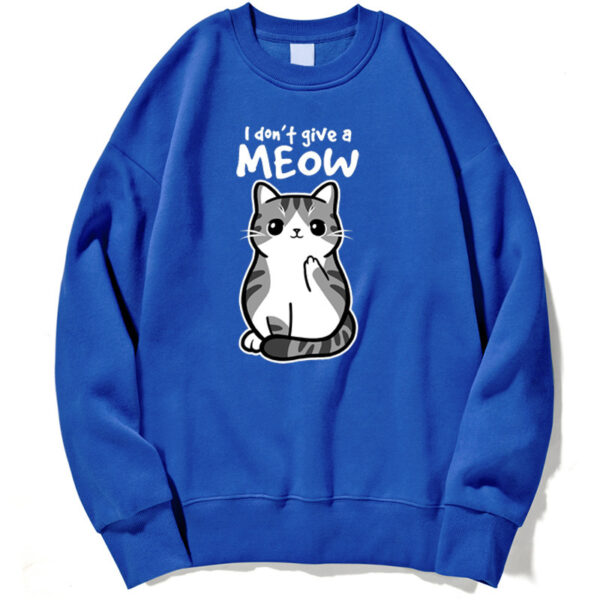 Cartoon Kitten Pattern Sweater European Size - Image 3