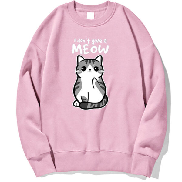 Cartoon Kitten Pattern Sweater European Size - Image 4