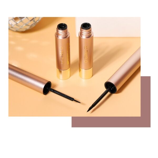 Rose Gold Beginner Liquid Eyeliner Waterproof Quick Dry No Halo Eyeliner - Image 8