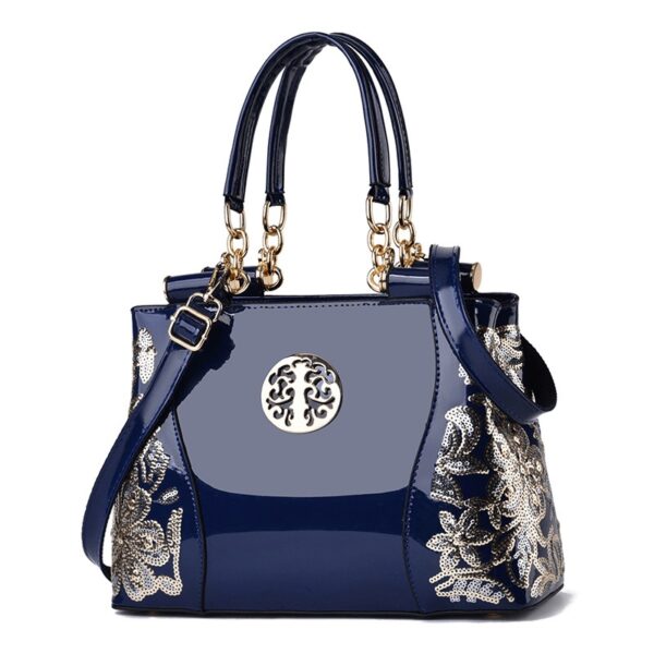 Elegant Patent Leather Handbags For Women - Stylish Hobo, Chic Tote, Versatile Shoulder, Crossbody Bags - Image 2