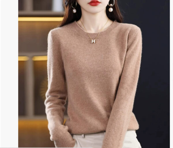 Fashion Autumn Undershirt Women's Long Wool - Image 3
