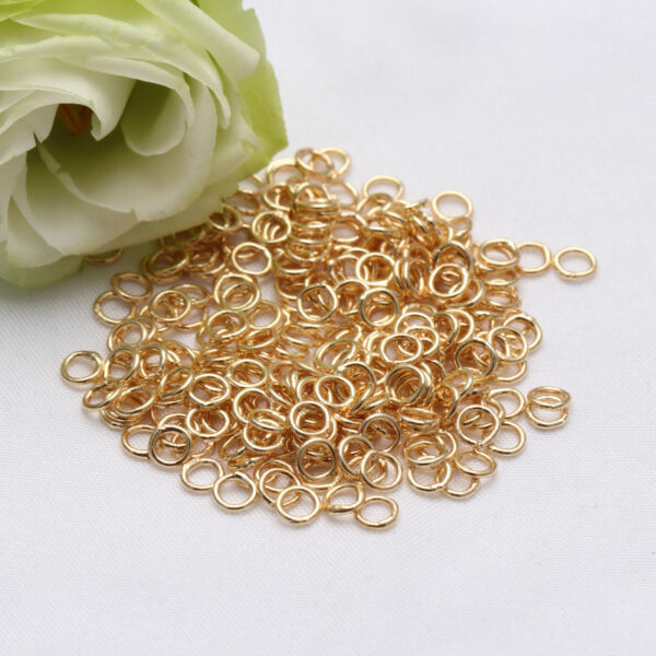 14K Pack Broken Ring Color Retention Diy Ornament - Image 6
