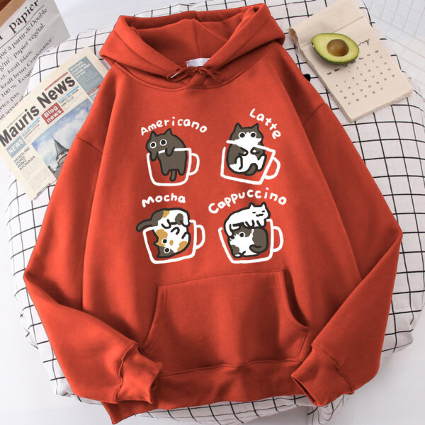 Five Kitties Play In Cup Hoodie - Image 6