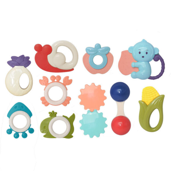 Baby Rattle 10 Piece Set, Hand Rattle Gift Box Set - Image 5
