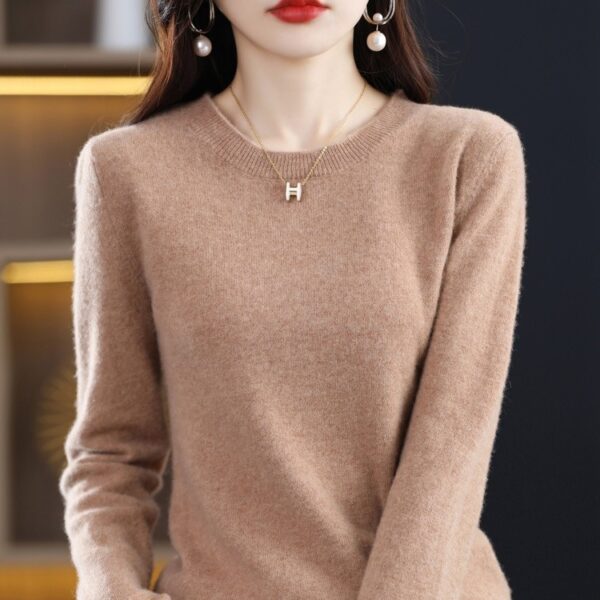 Fashion Autumn Undershirt Women's Long Wool - Image 2