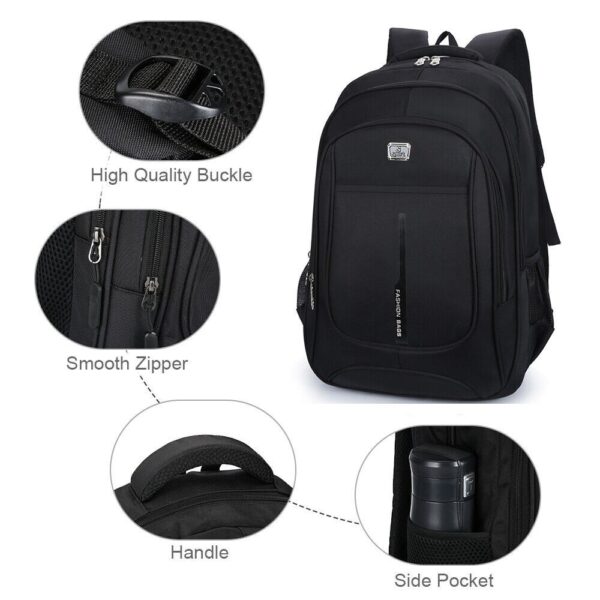 17.3  Men Women Laptop Backpack 40L Large Waterproof Rucksack Travel School Bag - Image 8