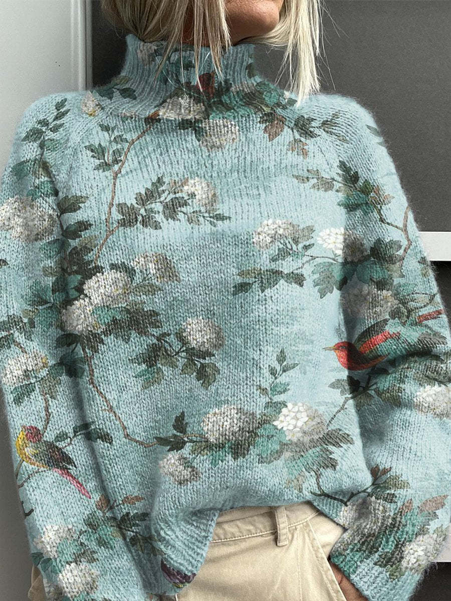 Women's Simple Printed Casual Coat Cardigan Sweater - Image 2