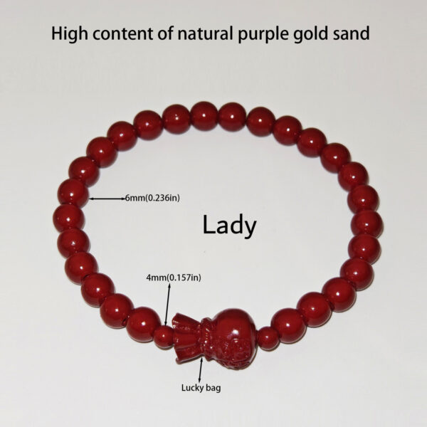 7 Styles Of Cinnabar Bracelets 8mm And 6MM - Image 7