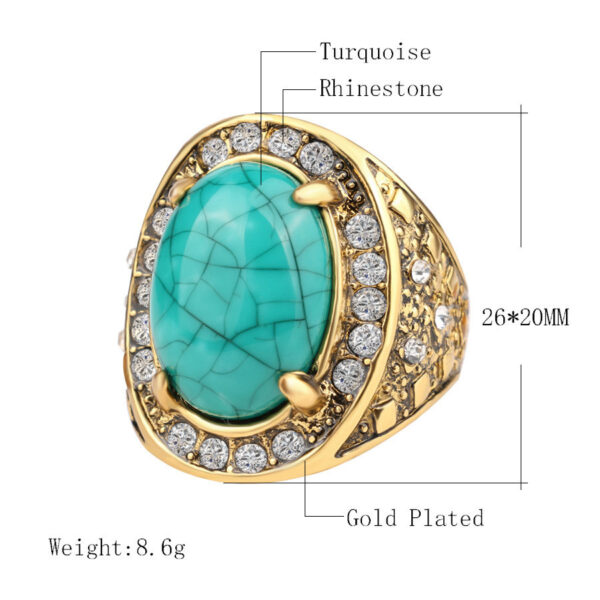 Vintage Ring Fashion Diamond Ring - Image 4
