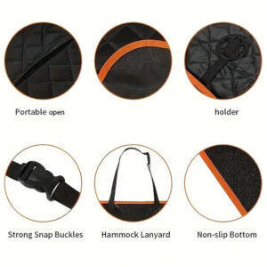 Waterproof Pet Car Seat Cover Dog Safety Protector Mat Front Back Seat Hammock H