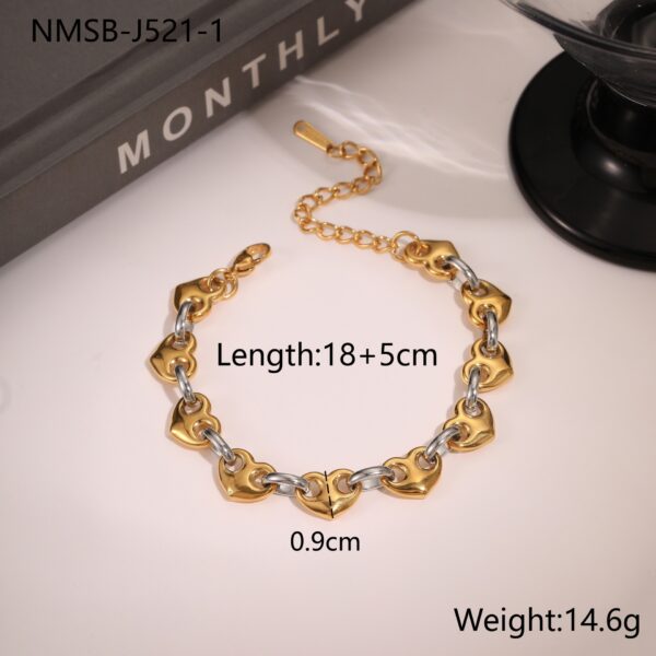 European And American Affordable Luxury Fashion Stainless Steel Bracelet - Image 8