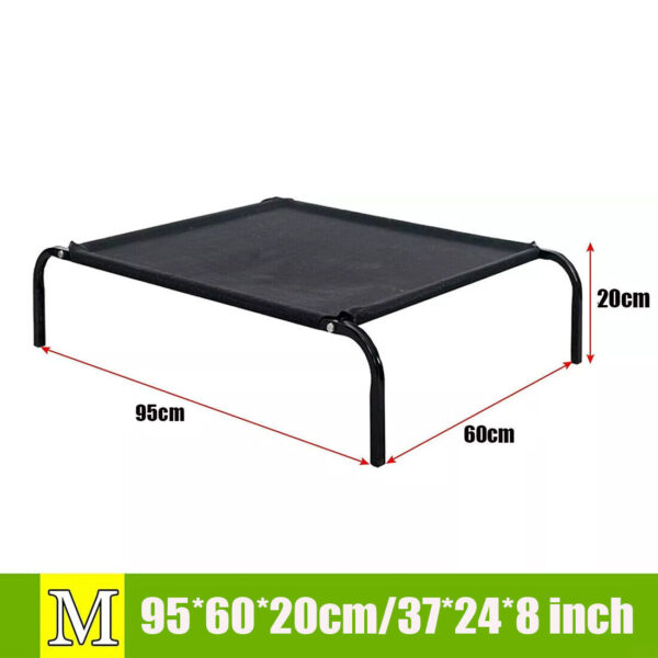 Elevated Dog Bed Pet Cat Mesh Camping Cot Indoor Outdoor UK - Image 10