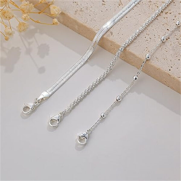 Exquisite Twist Bracelet Stainless Steel Layered Wear Snake Bones Chain - Image 5