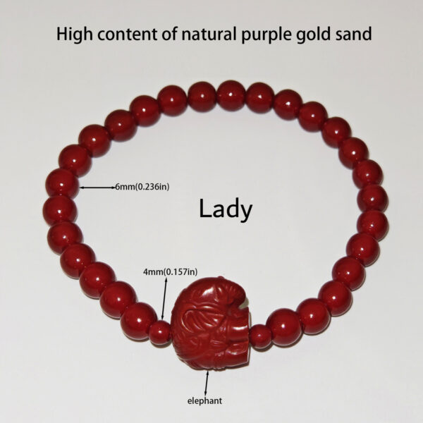 7 Styles Of Cinnabar Bracelets 8mm And 6MM - Image 5