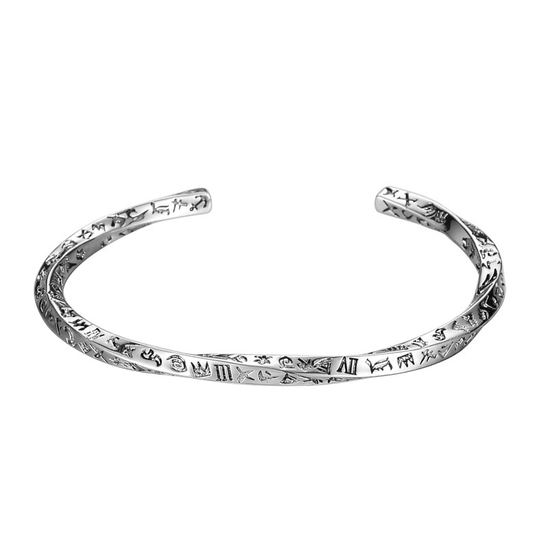 S925 Sterling Silver Mobius Bracelet For Women - Image 2