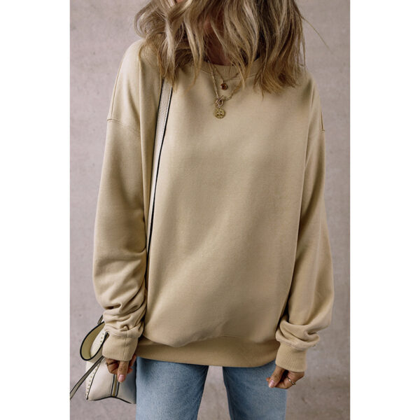 European And American Loose Oversize Laid-back Long Sleeve Sweater Women - Image 2