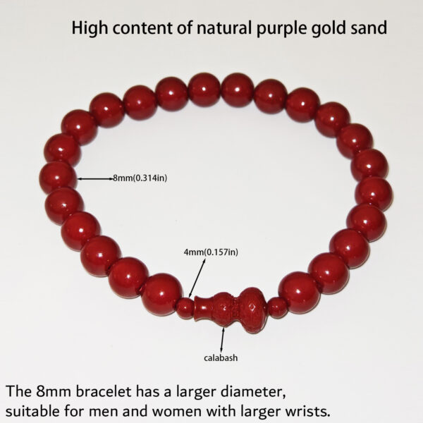 7 Styles Of Cinnabar Bracelets 8mm And 6MM - Image 2