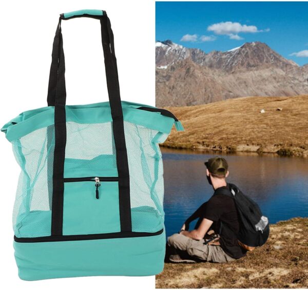 Waterproof Beach Bag With Cooler Compartment - Beach Bags Waterproof Sandproof For Women, Pool Bag & Beach Tote Bag - Image 8