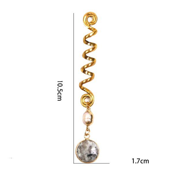 DIY Alloy Shell Dreadlocks Spring Pendant - Image 6