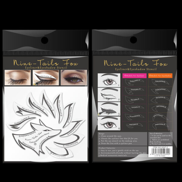 Eyeshadow Eyeliner Makeup Template Sticker - Image 4