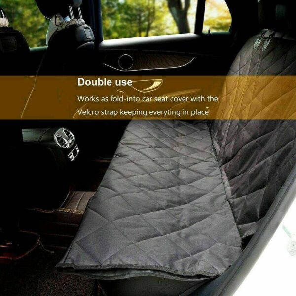 Pet Car Seat Cover Dog Safety Protector Mat Rear Back Seat Hammock Cushion Mat - Image 4
