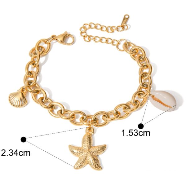 Starfish Pearl Bracelet - Image 6