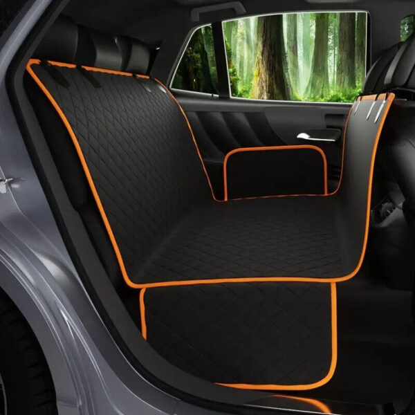 Waterproof Pet Car Seat Cover Dog Safety Protector Mat Front Back Seat Hammock H - Image 5