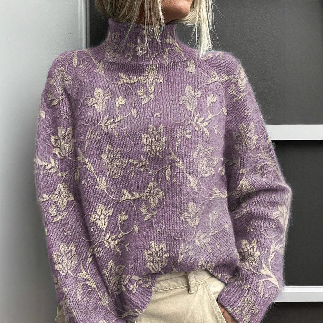 Women's Simple Printed Casual Coat Cardigan Sweater - Image 3