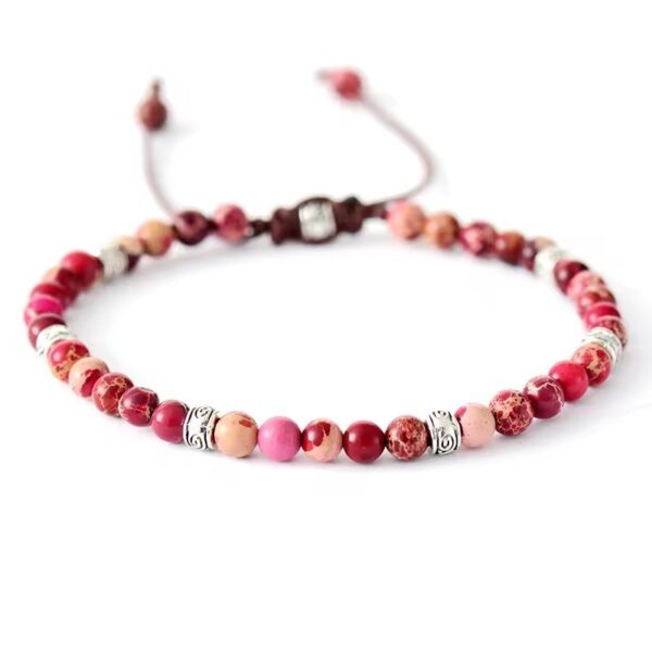 Fashion Mixed Color Woven Adjustable Bracelet - Image 4