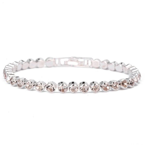 Women's Korean-style Crystal Silver-plated Bracelet - Image 6