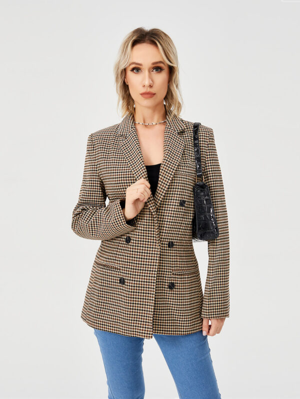 Womens Casual Blazer Jacket  Long Sleeve Work 0ffice Blazer Lapel  Jacket - Image 8